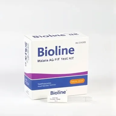 کیت تشخیص مالاریا (Bioline Malaria Ag P.F/P.V): نمایش بصری نتایج NEGATE، P.F/PV و P.F/VV